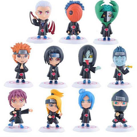 11 kpl Naruto Q -versio 17. sukupolven Naruto Payne -figuuri