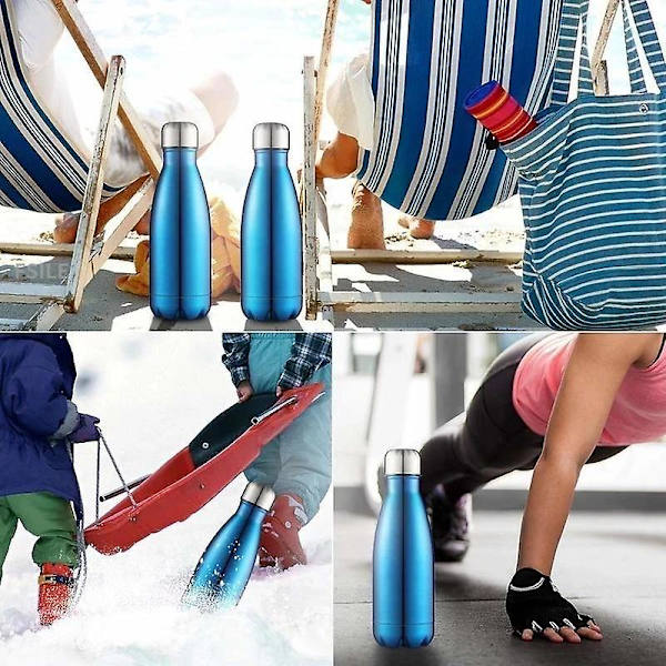 350/500/750/1000 ml dubbelvägg rostfritt stål thermal vattenflaska Sport termosflaska Håll varm och kall isolerad vakuumflaska C 750ml
