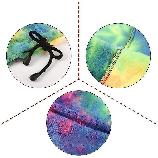 Cykel Balaclava Tie Dye Dragsko Håll dig varm Utomhus Vandring Skidåkning Vindtät Balaclava för cykling