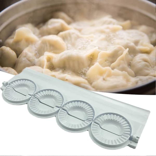 Dumpling Maker Anti-deformert Hurtigutløsende Plast Potet Ost Ravioli Form for Kantine