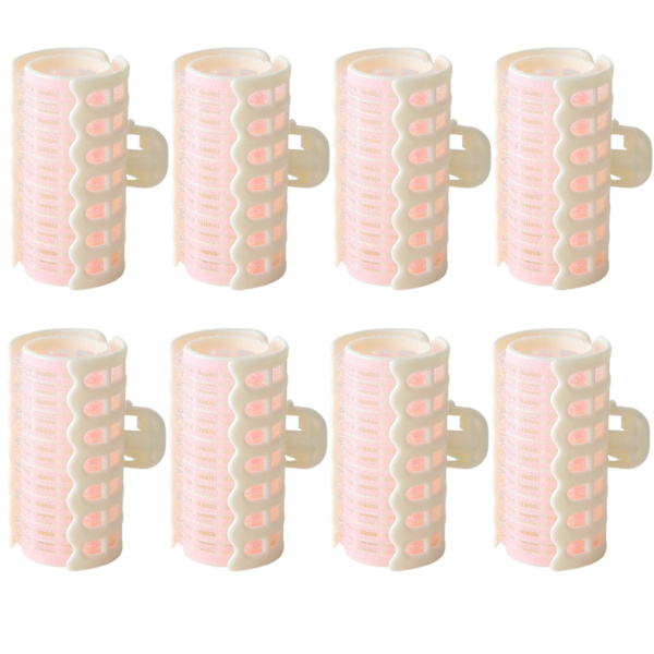 8 st Self Grip Heatless Curler Diy Curly Curlers Pp Hair Roller Set Hemmasalong