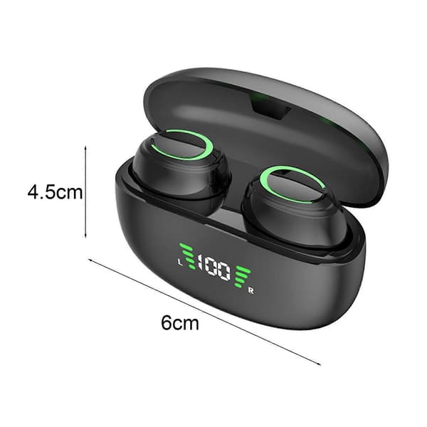 Bluetooth-kompatible høretelefoner Trådløse ørepropper High-fidelity stereolyd Vandtæt støjreduktion Touch Control Hovedtelefoner