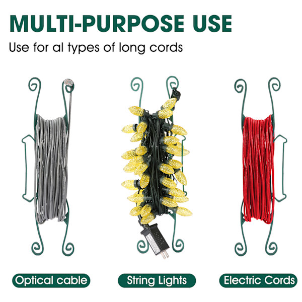 Christmas Light Cord Reel 4/8st Light and Cord String Lights Cable Organizer 4PC