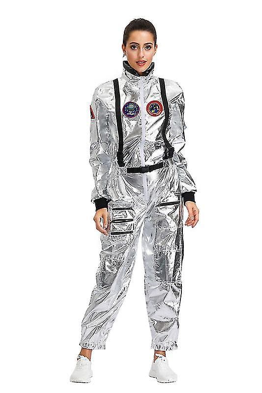 Astronaut Kostym Rymddräkt Romper Halloween Carnival Cosplay