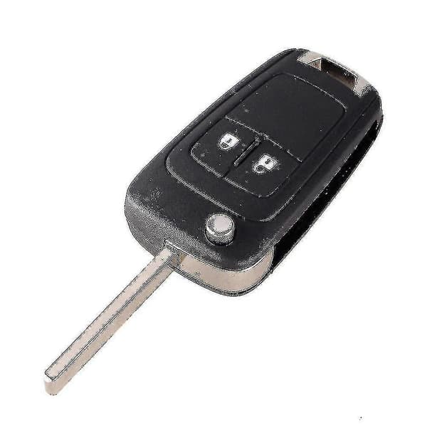 Flip Folding Fjernkontroll Nøkkelveske Opel 2 Knapper Hu100
