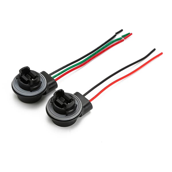 Bil Blinkers LED-lampor Hållare Plug Adapter Kabelnätskontakt 3156 3157