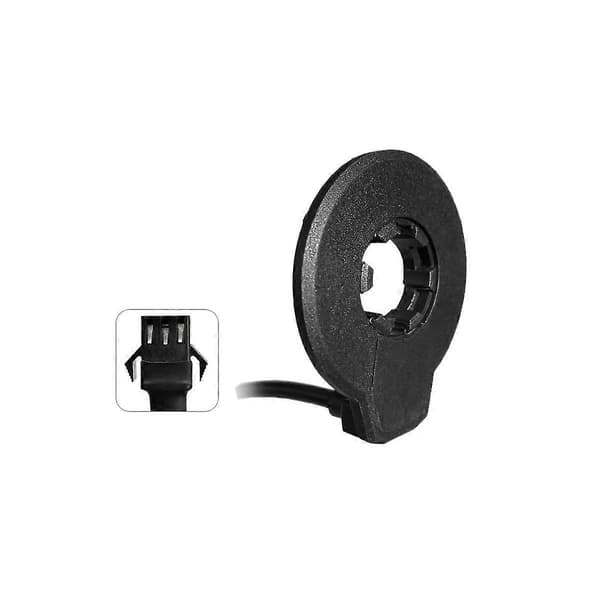 Elcykel Magnetisk Kraftsensor PAS Pedalassistanssensor F-12L 12 Magneter Dubbla Hall-sensorer Anslutning
