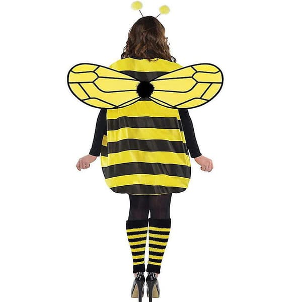 Vuxna barn Cosplay Kostymer Halloween Bee Ladybug Kostymer Red M