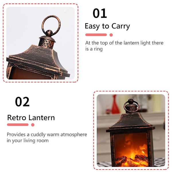 Eldstad Flame Lantern, USB kabel (för typ B & typ C & typ D),