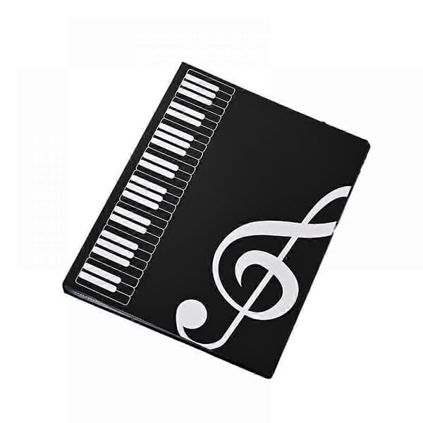A4 Notearkmappe, Musikkoppbevaringsmappe for oppbevaring av noteark og filer etc.