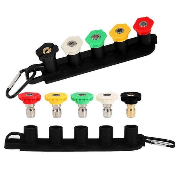 Spulerdysespids med dyseholder 1/4'' lynkobling 5000PSI skyllekit