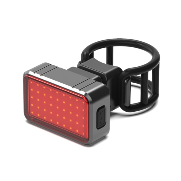 USB Uppladdningsbar LED Cykelblixt Bakljus bakljus Cykel 100LM Cykelbaklykta null - A