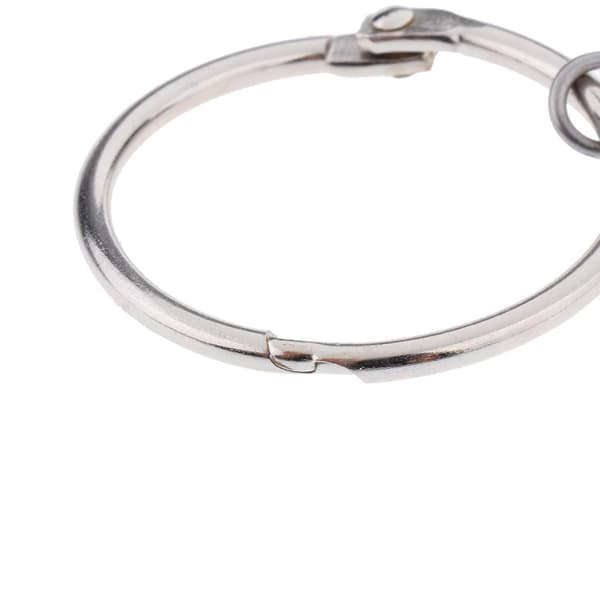 1/2/3/5 12st Gardinringkrok med klämmor med ögon Portable Silver 30mm 1Set