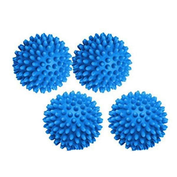 Blå tørkeballer 8 stk. – giftfri gjenbrukbar tørkeballer; ca. 6,9 cm