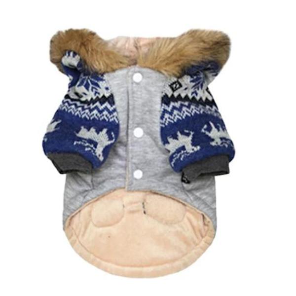 Vinterjacka med Oxhornknappar blue S