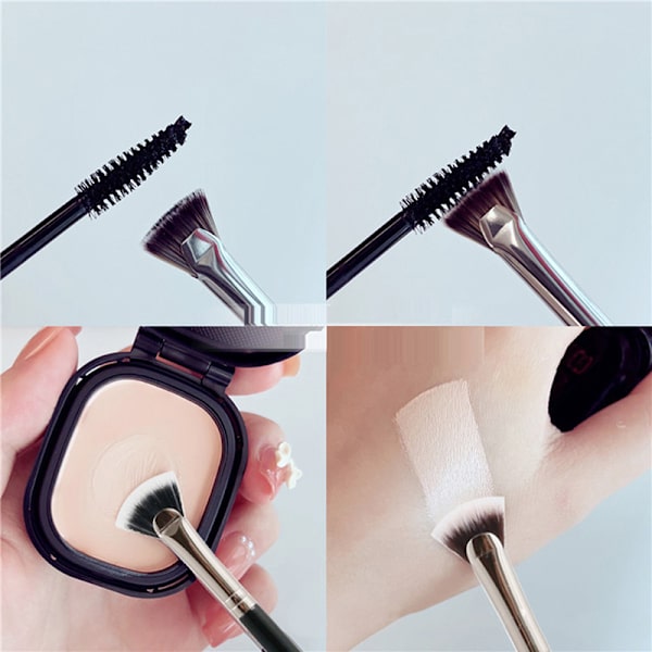 1 ST Fan Mascara Brush Fan Makeup Borste för Fransar Ögonfrans Brus A2