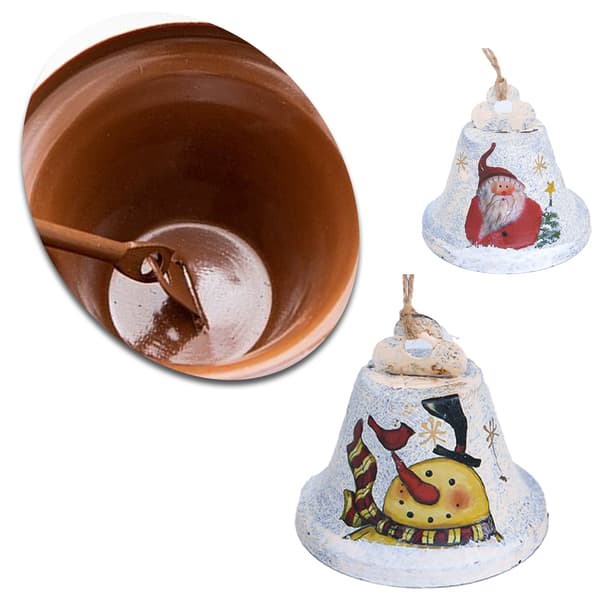 2 delar Christmas Bells Bell Pendant Christmas Bell Christmas style 3