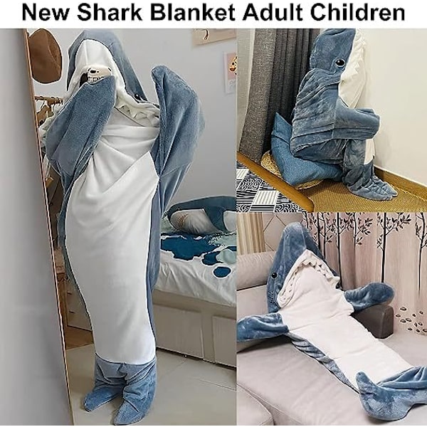 hark ovsäck upermjuk och bekväm flanellhuvtröja hark Tail Bärbar hark Filt S