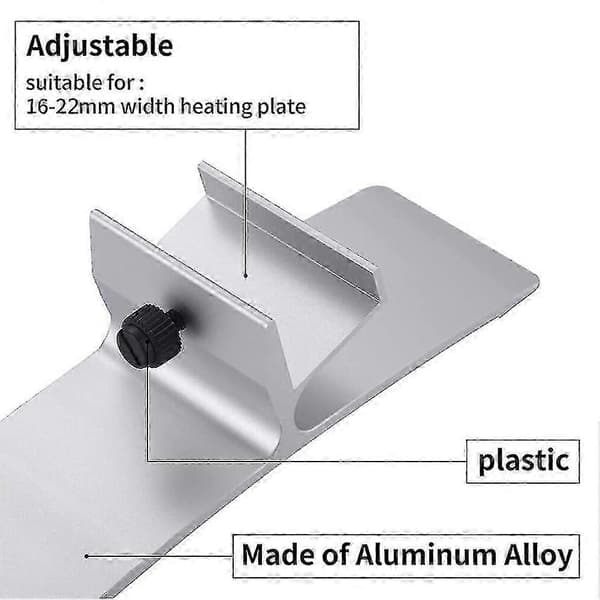 Fødder til infrarød opvarmning Infrarød varmepanel Stand Fødder Aluminium Varmepanel Stående Ben til