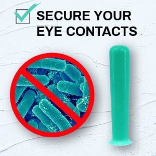 Grön mjuk kontaktlinsapplikator - Kontaktlinskoppning