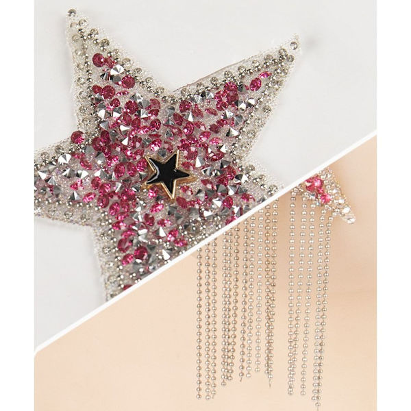Itseliimautuva rintateippi Star Cover ROSE RED rose red