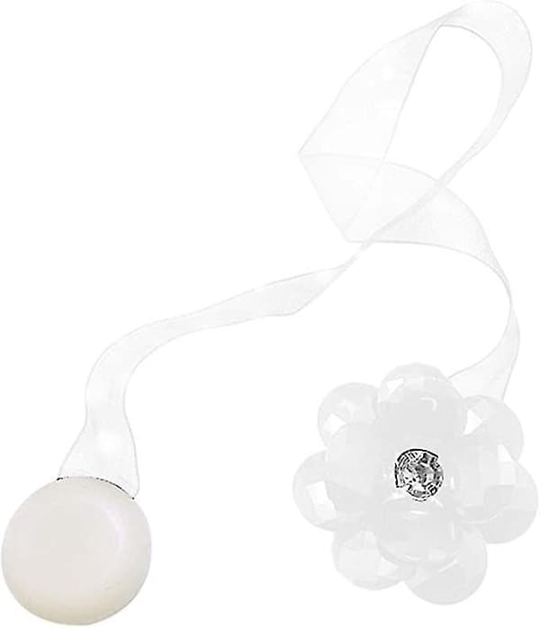 Magnetisk Blomstergardinholder Voile Gennemsigtige Gardiner