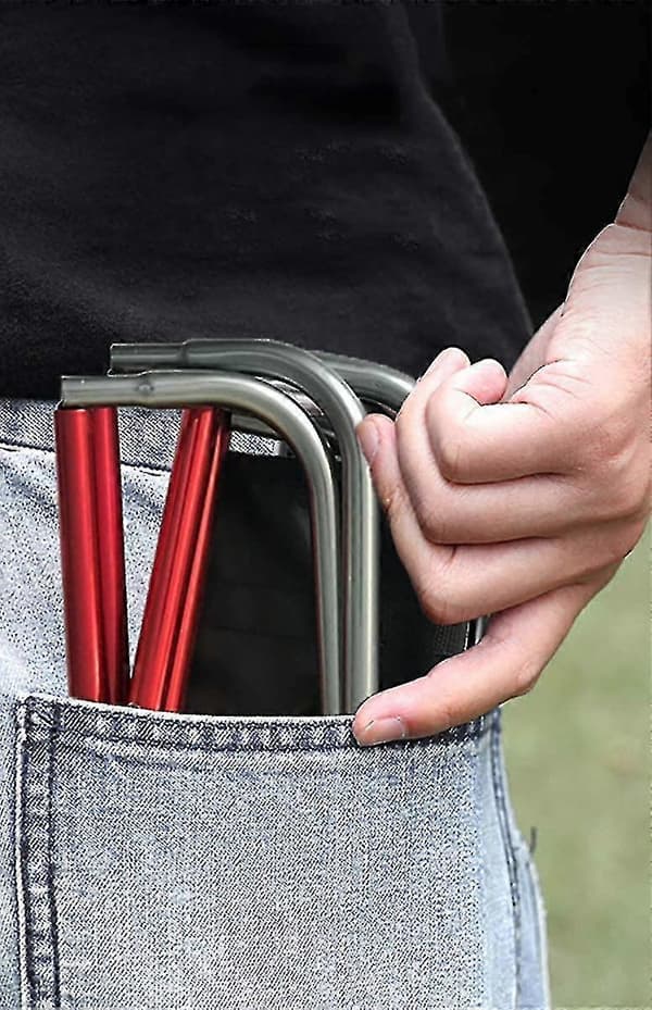 Camping Foldbar Stol Mini Udendørs Sammenklappelig Slacker Stole Sæde