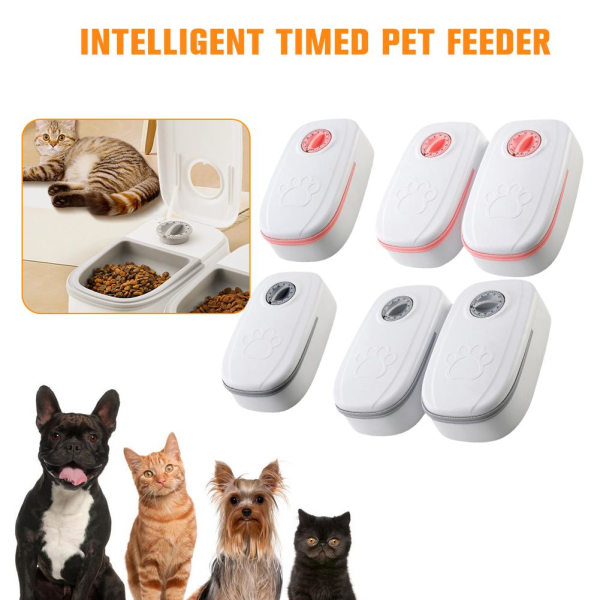 350ml/700ml Smart Kjæledyrsmater Intelligent Automatisk Tidsinnstilt Kjæledyrsmater Double Meal Grey one