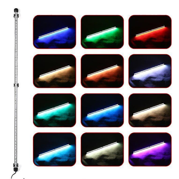 LED Aquarium dränkbar lampa Fish Tank Light Bar