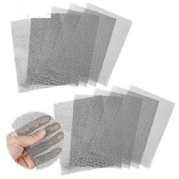 6 STK Stålnet (300x210mm) Skærmnet 304 Rustfrit Stål Gnavernet Gnavernet Myggenet til Døre Kludnet
