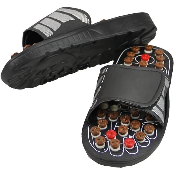 Zonterapi Shiatsu-tofflor Justerbara massagesandaler med Shiatsu-tofflor främjar blodcirkulationen 38-39