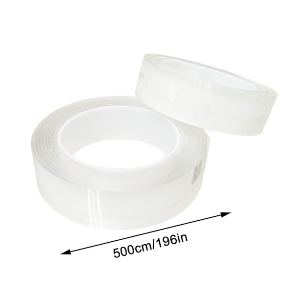 Uppgradera Nano Tape Bubble Kit, Dubbelsidig Tape Plast Bubble, elastisk tejp Ny 0.01cm*0.5cm*500cm