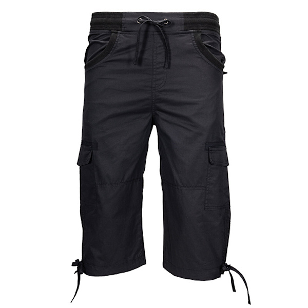 Dame lige ben Cargo Bukser ensfarvede underdele Black M