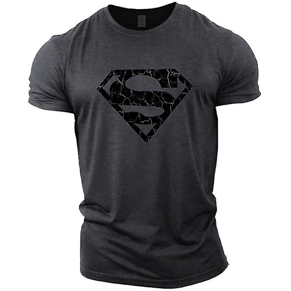 Superman Vascular Kuntosalitreenitoppi Black L
