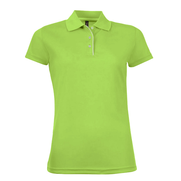 SOLS Naisten/Naisten Artist Lyhythihainen Pikeepaita Ap Apple Green M