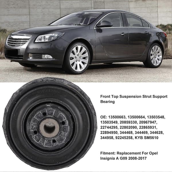 2 stk. Øvre Front Affjedringsstiver Leje 13503549 Udskiftning Til Opel Insignia A G09 2008 til 2017