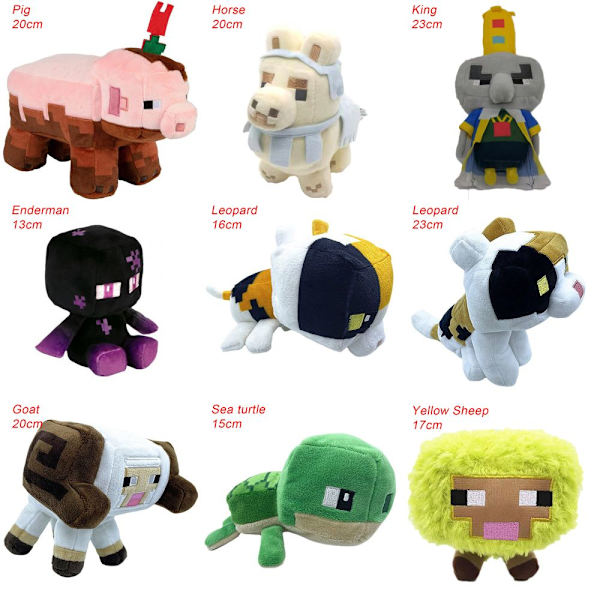Minecraft Toys Game Doll 16CM LEOPARD 16CM LEOPARD 16cm leopard
