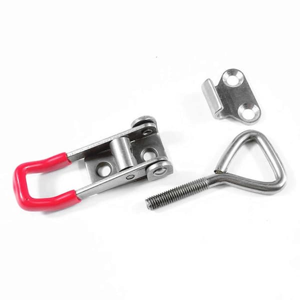 2 stk GH-4001-SS justerbar vippeklemme i rustfritt stål for trearbeid QinHai