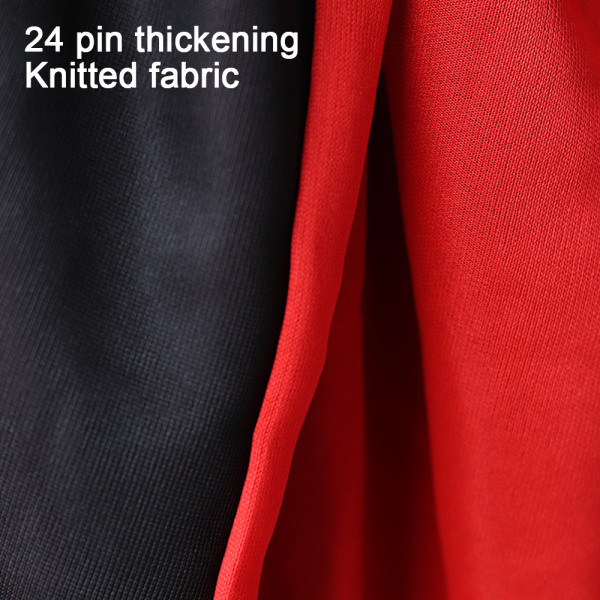 Svart Röd Vändbar Klänning Goth Devil Pirate Vampire Demon style 6 150cm