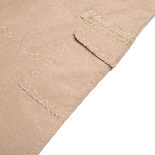 adies rette ben Cargo Pant ensfargede underdeler Dark Gray L
