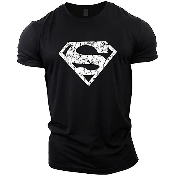 Superman Vascular Kuntosalitreenitoppi Black L