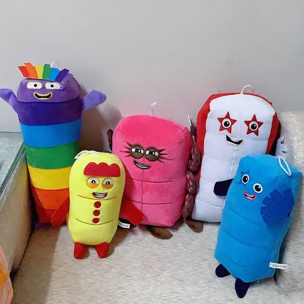 Numberblocks 1-10 Plysch Doll Toy Grey