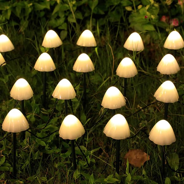 30Lamps Solar Udendørs LED Svampe Lyskæde Mini Vandtæt
