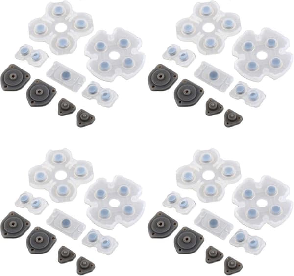4 Sæt Silikone Ledende Gummi Pad Keypads til Sony Playstation 4 PS4 Controller til Dualshock 4 Knapper Reparation Udskiftningsdel
