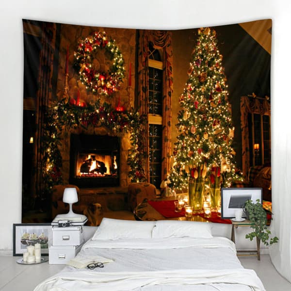 150cm*100cm, Juledekoration Baggrundsstof Tapet