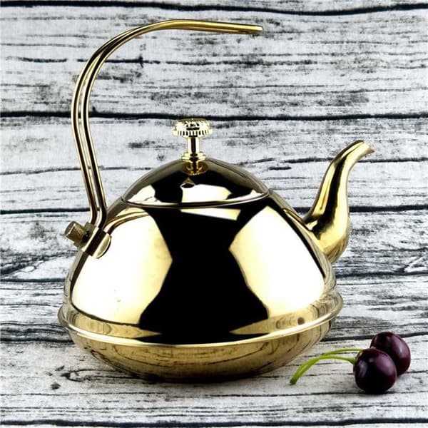 2L kaffekokare i rostfritt stål med svanhals