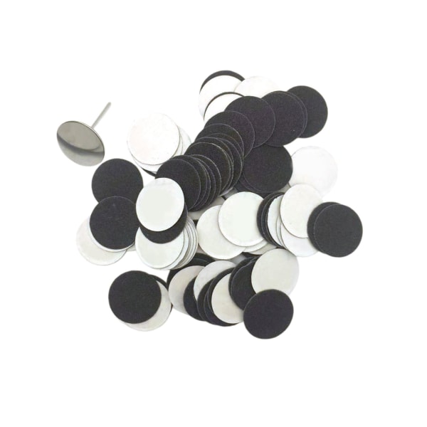 1/2/3/5 Erstatningspuder til elektrisk fodfil Effektiv og 25mm 150Grit 100 pcs 1 Pc