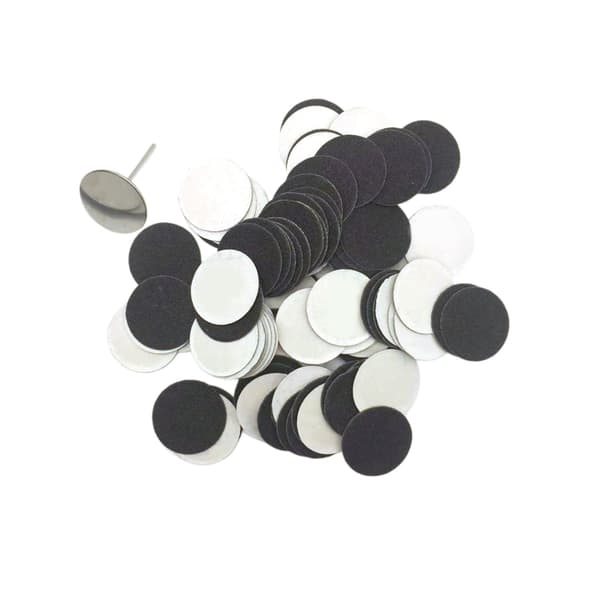 1/2/3/5 Erstatningsputer for elektrisk fotfil Effektiv og 25mm 150Grit 100 pcs 1 Pc