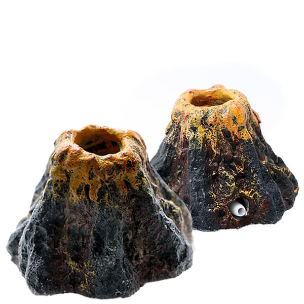 Akvarium Volcano Form syrepump Fish Tank Air Bubble Ston Orn