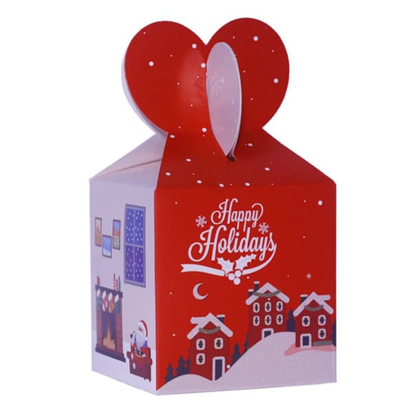 Julgodispresentförpackning 10 stycken Julfestfavorit Pappersgodisask null - H22